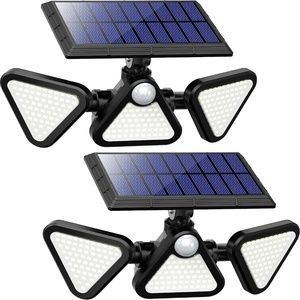 Solar Outdoor Lights, 180LED 6500K Motion Sensor Outdoor Lights